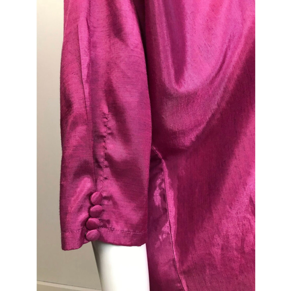 Vintage 80s Chiangmai Silk Blouse - Picture 4 of 6